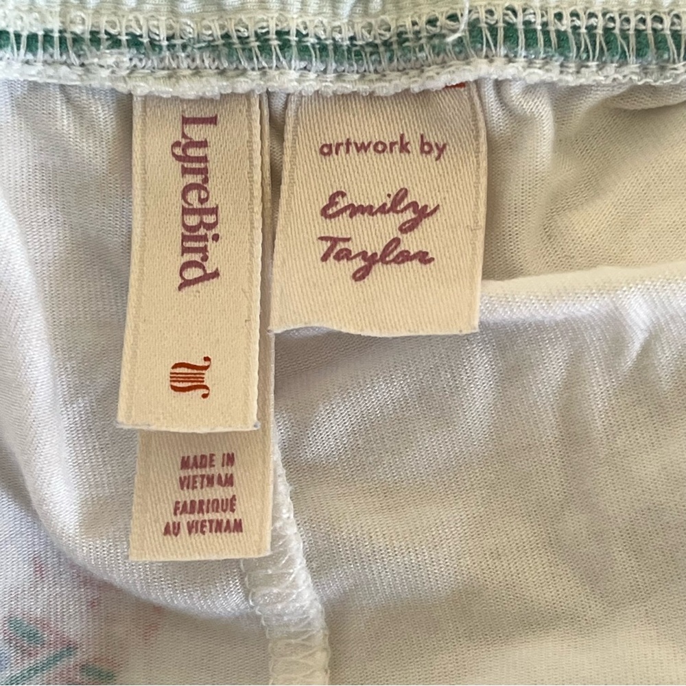 Anthropologie LyreBird ModaLuxe Pajama Top and Shorts Emily Taylor Design Sz XL - Picture 10 of 16